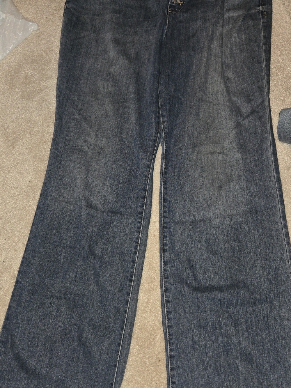INC International Concepts Dark Blue Boot Cut Jeans